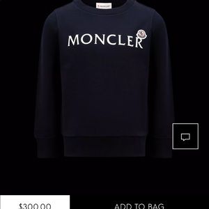 Moncler crewneck sweatshirt